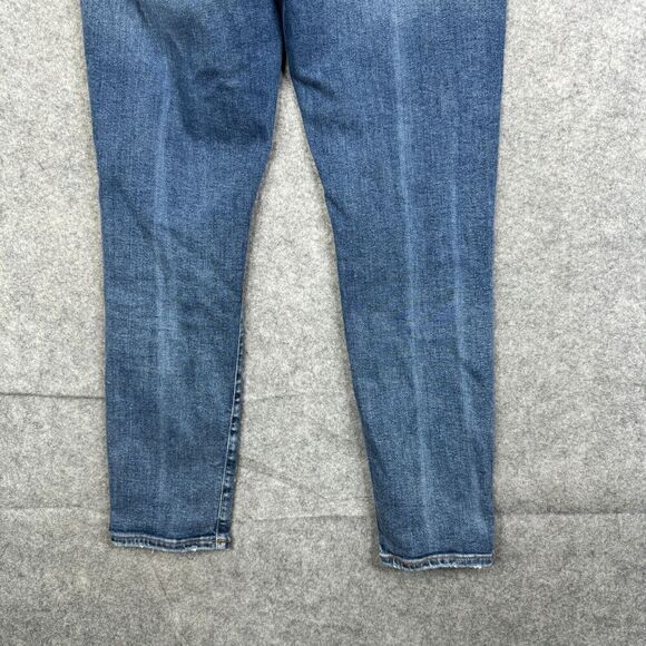 AGOLDE Sophie Distressed High Rise Skinny Crop Jeans A018-843 Size 28 - Picture 12 of 12